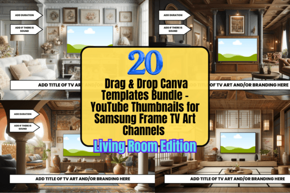 Canva YouTube Thumbnail Templates for Home Decor Creators