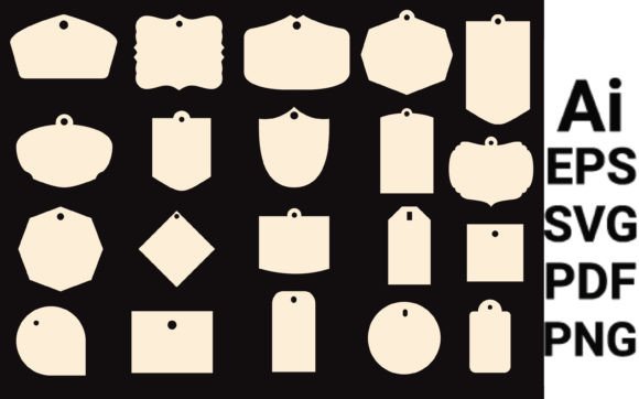 Elevate Your Brand with Custom Gift Tags SVG Bundle Templates