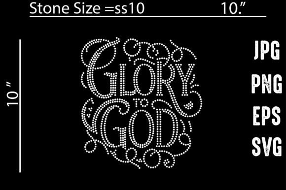 Glory to God Rhinestone Templates: A Guide to Faith-Inspired Design