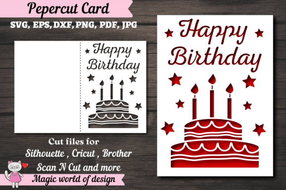Happy Birthday Card: A Papercut Templates Deep Dive