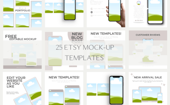 Streamline Your Etsy Shop with 25 Editable Listing Templates