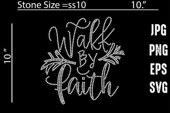 Walk by Fait Rhinestone Templates: Your Go-To for Faith-Focused Designs